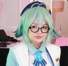 哗哩哗哩〖hidori+rose砂糖〗高颜值眼镜妹cos原神甘雨，给力一对一玩弄