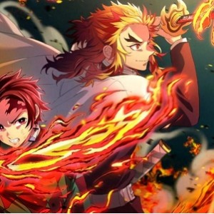 鬼灭之刃：动漫周边商品，包括T恤、yin zhang、钥匙扣等