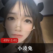 精选御姐小凌兔：高颜值身材出色，前后通教育单男活塞运动，娇小劲爆49V3.4G资源