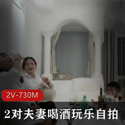 夫妻酒游互换玩耍，身材皮肤驾车资源，2视频730M