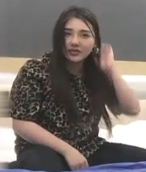 豹纹大耳环