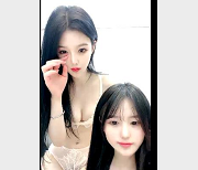 神秘姐妹直播秀，时长超长身材颜值在贤娆口罩下的惊艳露脸