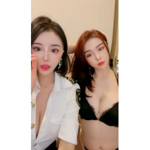 明星级绝代双娇：简i（凯莉）和短发屁大罩杯胖臀性感诱惑3V5.59G